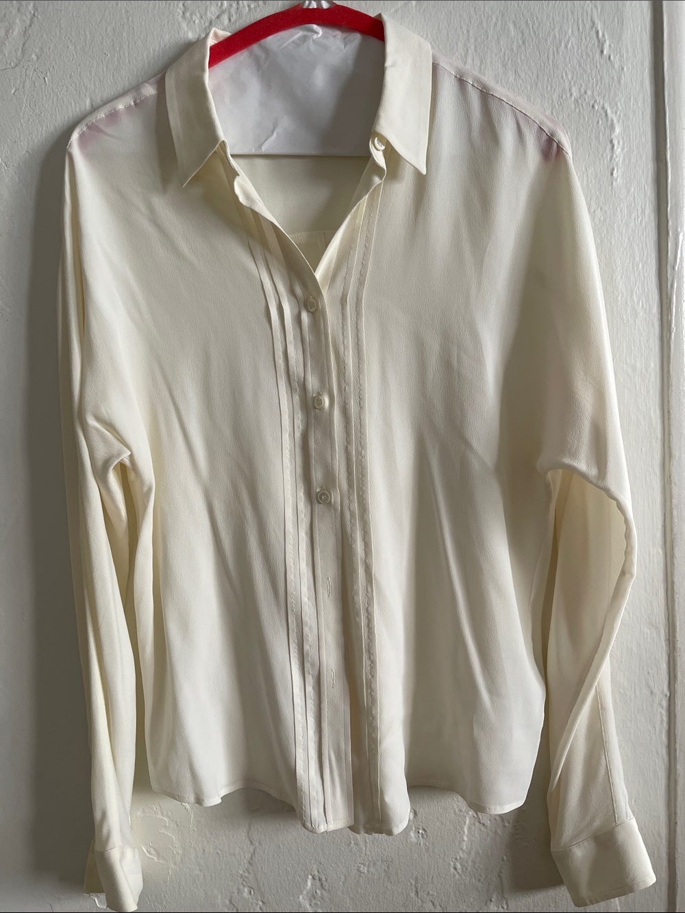Faconnable Cream Lightweight Blouse